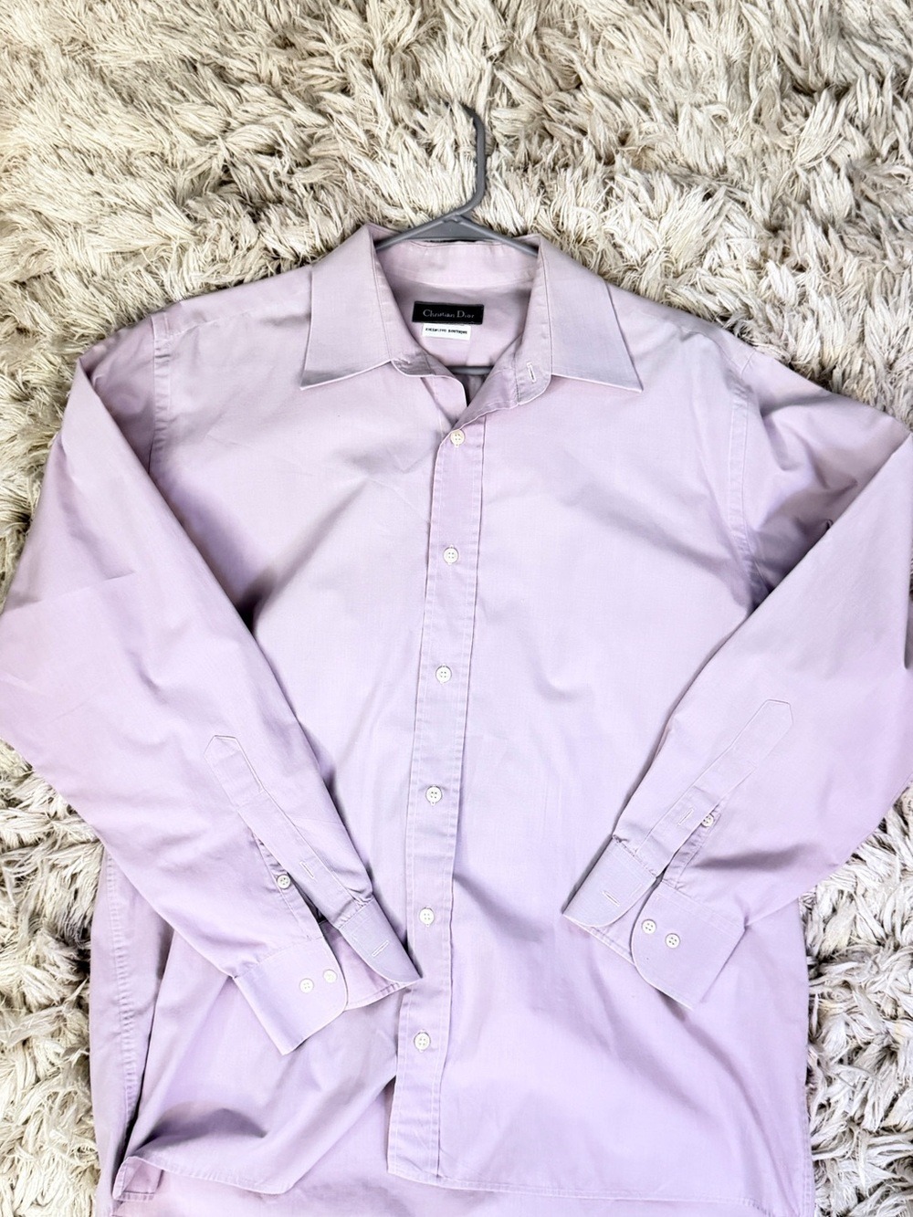 Vintage Christian Dior Dress Shirt Men’s 17/42 lavender
